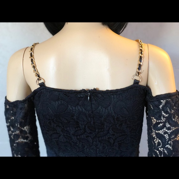 Oh Yes size small black lace formal dress ❤️prom❤️ - Picture 8 of 8